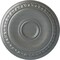 Ekena Millwork Caputo Ceiling Medallion (Fits Canopies up to 6"), Hand-Painted Platinum, 24 1/4"OD x 1 1/2"P CM24CAPLS - alternate 1